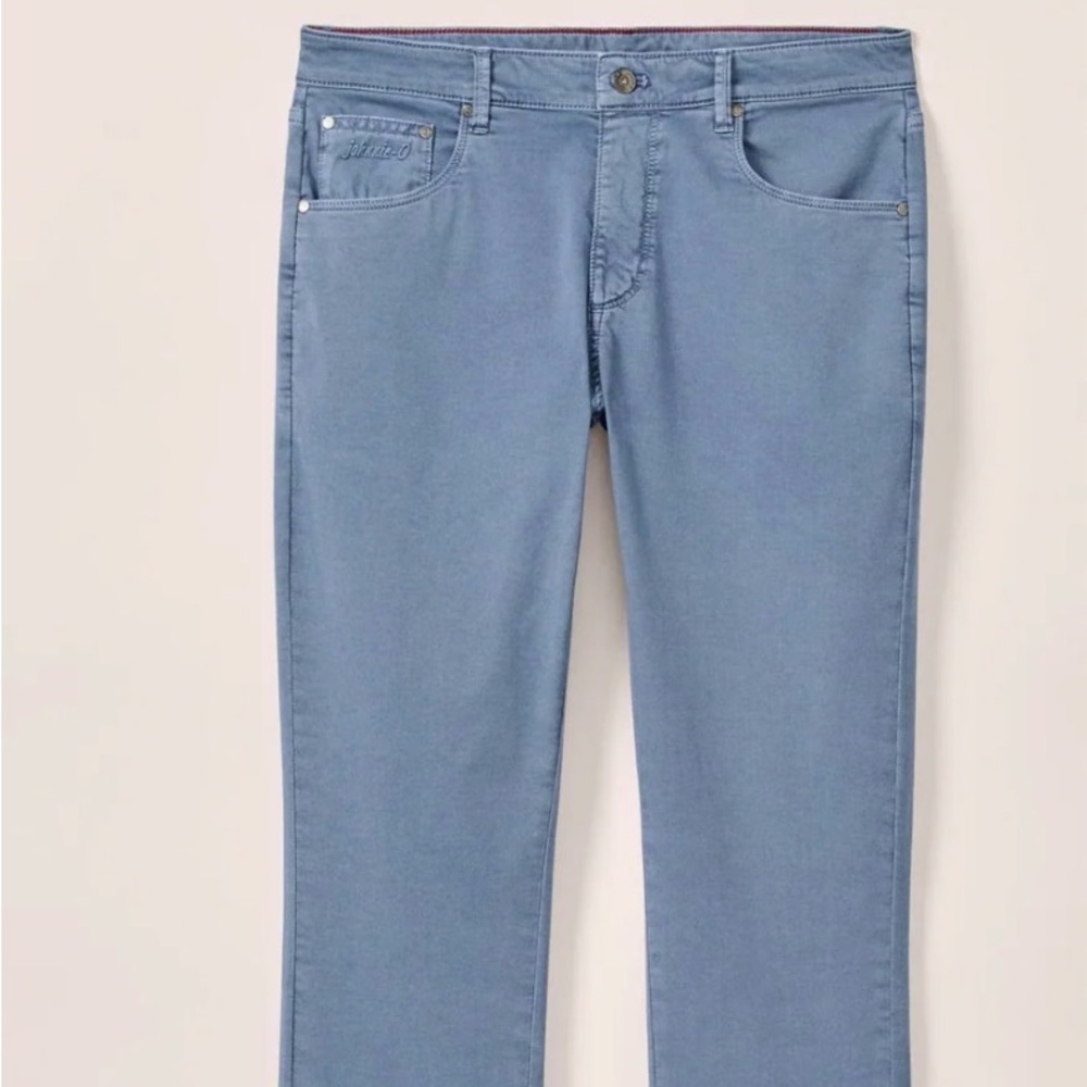 johnnie-O Sky Blue Slim Fit Jeans